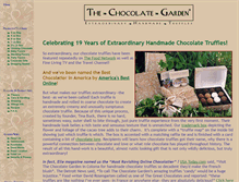 Tablet Screenshot of chocolategarden.com